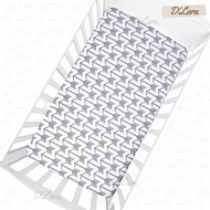 DLARA Cotton Baby Cot Bedsheet 130x70cm | Baby bedding mattress cover | Sarung tilam Cadar tilam fit