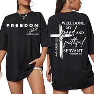 Bring Back Charlie Kirk Freedom T Shirts Men Women Fashion High Street Oversized T-shirt