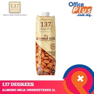 137 DEGREES ALMOND MILK UNSWEETENED 1L