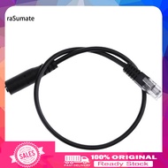 <rasumate> 30cm 35mm Smartphone Headset to RJ9 Plug Converter Adapter Cable for Telephone