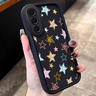 Casing hp for Samsung A17 4G A17 5G M17 5G F17 5G Case Heart Macaron Color scenery Case silicone Ces