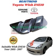 Toyota Wish Front W Emblem Logo Bonnet Bonet Lambang Toyota Wish ZNE10 Year 2003 2004 2005