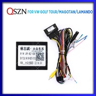 For VW Golf Tour / MAGOTAN / Lamando Android Car Radio Canbus Box Decoder Wiring Harness Adapter Power Cable VW-RZ-08