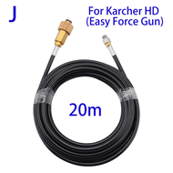 20m Sewer Drain Water Cleaning Hose Sewage Pipe Blockage Clogging Hose Cord Nozzle for Karcher Bosch