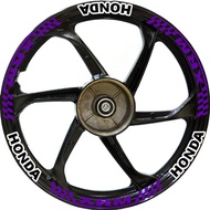 Glossy stickers for HONDA XRM mags (set for 2 mags front & rear)