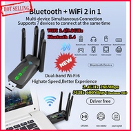 AX900 WiFi 6 USB Adapter Bluetooth 5.4 Dual Band 2.4G 5.8G USB Network Receiver Dongle