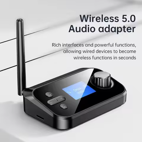 Bluetooth 5.0 Audio Transmitter Receiver SD Card Handsfree Call Stereo Wireless Adapter RCA SPDIF 3.