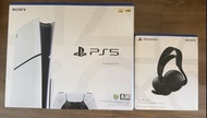 （不議價）全新現貨Sony PS5 Slim 光碟版主機 + Pulse Elite 無線耳機