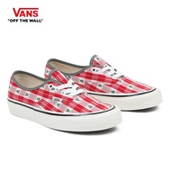 VANS Authentic 44 DX - ANAHEIM FACTORY OG PLAID RED/WHITE รองเท้า ผ้าใบ VANS ชาย หญิง