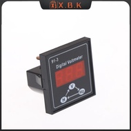 X.B.K 91-3 Digital Voltmeter For Diesel Generator Single Phase 3 Phase Voltage Meter Digital Display