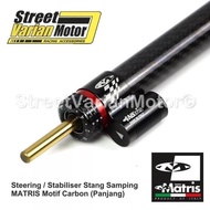 Side Handlebar Stabilizer Original MATRIS Carbon Long Steering dumper
