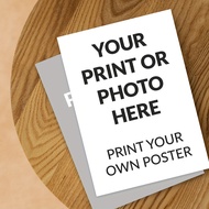 Custom Print Poster Personalized Poster Customized Poster Printing Family Photo Poster Wedding Poste
