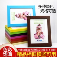 8.Manufacturer Solid Wooden Photo Frame Creative Table Hanging Wall 17 20 23 27 33 40cm Photo Frame 