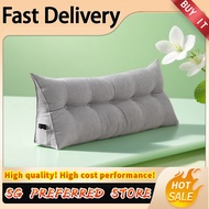 New Korean Velvet Triangle Cushion Pillow Single Double Bed Head Soft Back Bed Headrest Triangle Cus