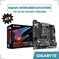 Gigabyte B660M AORUS ELITE AX DDR4 Motherboard LGA 1700 4xDDR4 Intel B660 chipset Micro ATX 128GB