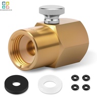 CO2 Refill Adapter Brass CO2 Adapter Refills Connector Rustproof CGA320 to TR21-4 CO2 Tank Connector