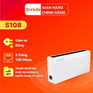 Bộ Chia Mạng Switch Để Bàn Tenda S108 8 Cổng 10/100Mbps - Hàng Chính Hãng