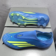 F50 Elite laceless FG Anti slip and Wear resistant Football Shoes+Shoe Box Size: 39-45