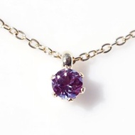 合成亞歷山大變石 4mm 項鍊 醫療級不鏽鋼 Neon tetra