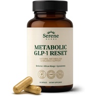 Serene Herbs GLP-1 Supplement for Women & Men - Metabolic Reset, Hunger Support with, InnoSlim, Acti