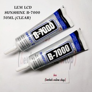 LEM LCD B7000 LEM LCD T7000 BENING HITAM 15ML 50ML