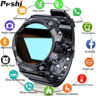 Original POSHI Men Digital Watches Smart Sport Watch Women Heart Rate Blood Pressure Waterproof Shockproof Smartwatch For Men Man jam tangan lelaki tahan air