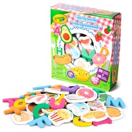Crayola ABC Matching Magnet Set - Foodie Garden เครโยล่า ชุดตัวอักษรแม่เหล็กจับคู่ A B C - สวนผลไม้ 