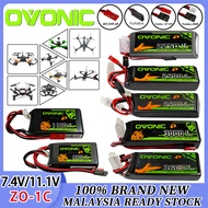 OVONIC 1C LiFePO4 Transmitter Battery 900/1100/2400/3600mAh For 4PX 4PL 4PV 4PLS 3PV & More With Fut