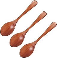 Minoru Pottery SW-19 Wooden Cutlery Coffee Spoon, Natural, Set of 3, 5.0 x 1.2 inches (12.6 x 3 cm) 4965583001652