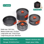 BASE OUT ตั้งแคมป์กลางแจ้งแบบพกพาอลูมิเนียมเครื่องครัวปิกนิก  ถ้วยของขวัญ