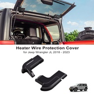 Car Tailgate Glass Heater Wire Protection Cover Rear Window Decoration Trim For Jeep Wrangler Jl 201