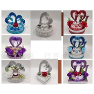 Bekas Cincin Tempat Siap Gubah/Cincin Kahwin/Tempat Cincin Hantaran/
