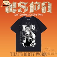 Kpop Aespa Dirty Work Tshirt GISELLE Print Tshirt for Fans Unisex Tshirt Vintage Fashion Printing T-