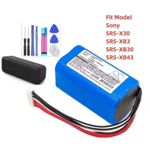 Speaker Battery For Sony:ID659,ID659B,ST-06S,SRS-X30,SRS-XB3,SRS-XB30,SRS-XB43,6800mAh / 50.32Wh--52