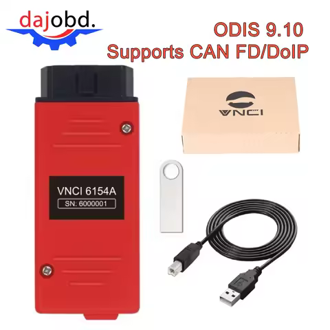2025 VNCI 6154A support CAN FD and DoIP Protocol ODIS Original Driver Cover SVCI 6154 VAS6154 DOIP A