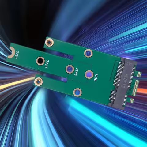 MSATA To NGFF Convert Card MSATA SSD Male Converter Adapter Card NGFF To MSATA Male Riser for 2242/2