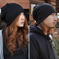 Topi Kupluk Pria Dewasa Fashion Winter Beanie Hat Ciput Cowo Cowok Laki Laki Distro Import Impor Penutup Tutup Kepala Keren Musim Dingin Korea Tipis Hitam Polos Kerpus Slukup Helm Motor Gunung Korean Style Kekinian Terbaru K057 s8958