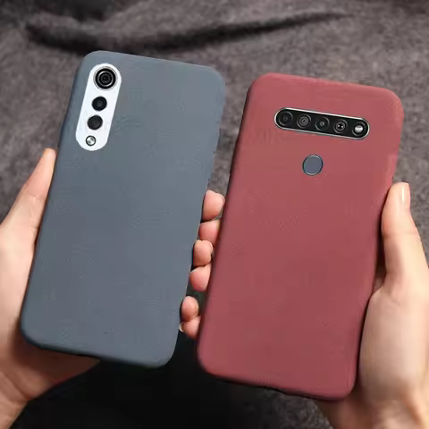 Sand Texture Silicone Case For LG Velvet 5G K71 K62 K61 K52 K42 Q61 Q62 K51S K41S G8S G8 G8X V40 G7 