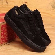 COD sepatu sekolah hitam vans 36-43