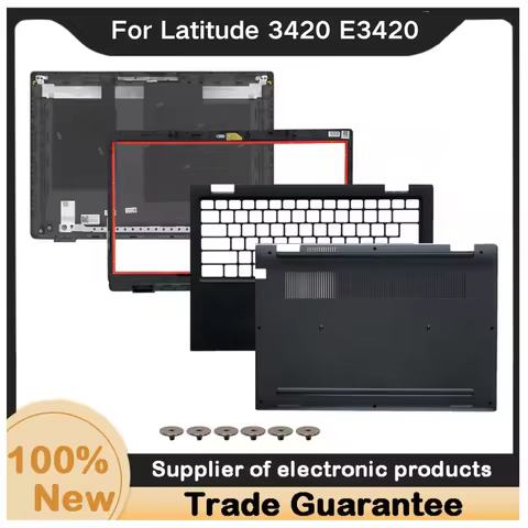 New For Kailxuling Latitude 3420 E3420 LCD Back Cover 02K5F8 / Front Bezel / Upper Case Palmrest 04P