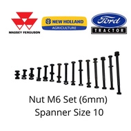 Nut Saiz 10 / Nut M6 Set -Bolt and Nut SKRU AND NUT