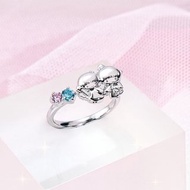 KikiLala星燦系列-雙子星晶鑽純銀戒指