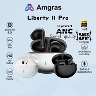 Amgras Liberty Ⅱ Pro Active Noise Cancelling Earbuds Bluetooth Earphone Multi-color Light Weight,  6