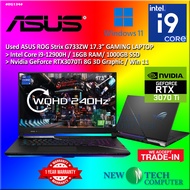 #RG134 USED ASUS ROG STRIX G733ZW Gaming Laptop intel i9-12900H 16GB 1TB SSD NVIDIA RTX3070Ti RTX 30