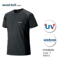 ├登山樂┤Mont-Bell WICKRON 男短袖排汗T(深灰) # 1104926GM