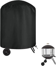 DONSIQIZZ Fire Pit Cover Round for Fire Sense 01471 Fire Pit, 600D Heavy Duty Waterproof Circular Ou