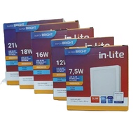 INSS602S Downlight Panel LED Outbow Box 7.5W 12W 16W 18W 21W Super Bright IN-LITE