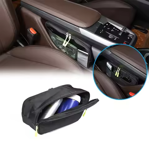 For BMW X1 IX1 U11 23-24 Car Center Control Lower Layer Multi-Functional Luggage Storage Bag Organiz