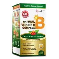 AFC Japan Natural Vitamin B Complex – Energy, Hair & Skin