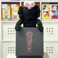 大特價最後一隻清倉  漂亮價格 KAWS BFF BLACK 限定發售 芝麻街 毛絨玩偶 公仔  黑色 現貨（實物自行拍攝圖圖片） 人物高約：45釐米左右毛公仔